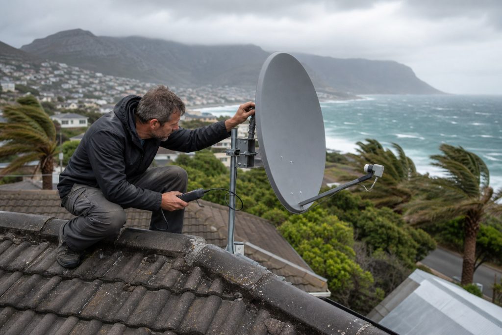 Why the Cape southeaster keeps knocking your DStv dish out of line