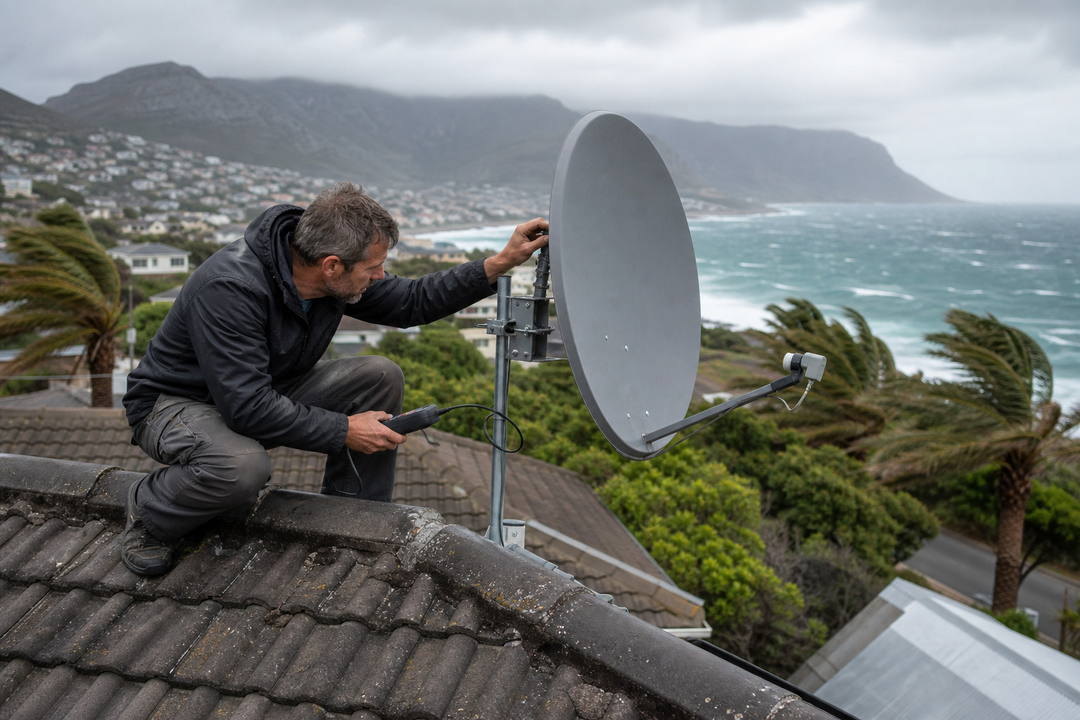 Why the Cape southeaster keeps knocking your DStv dish out of line