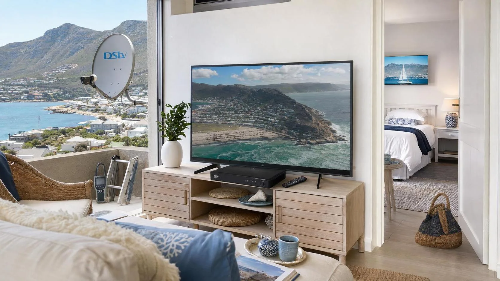XtraView multi-room television setup in Fish Hoek